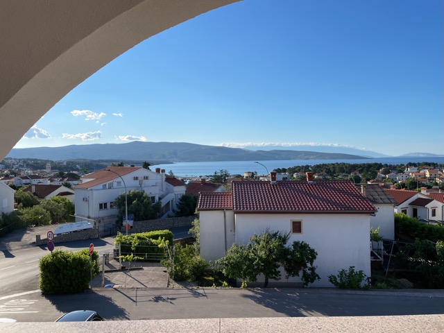 Ausblick vom Balkon